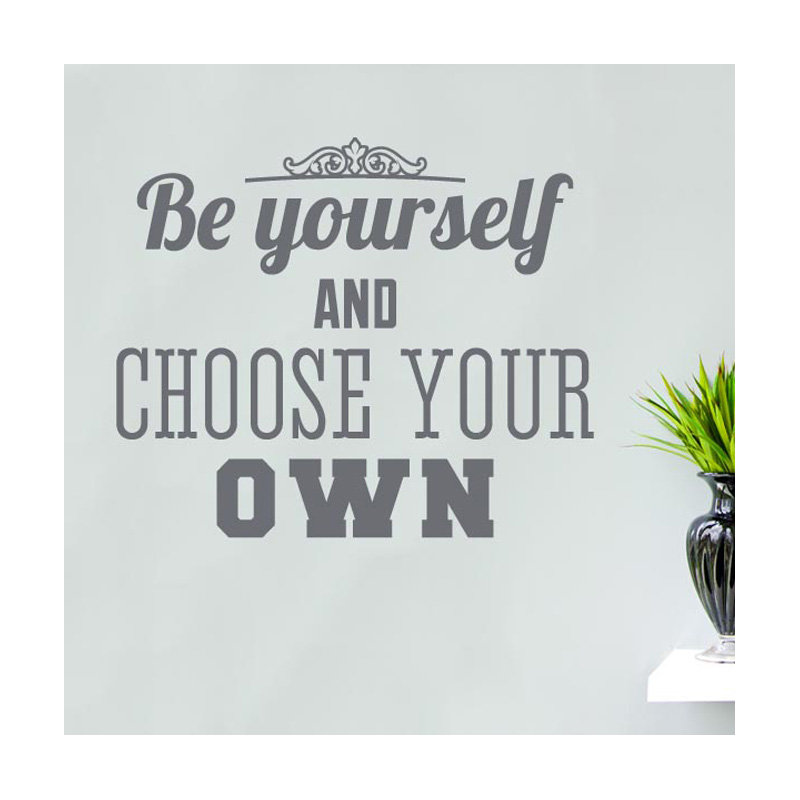 Wall Decal, Blue, Large
