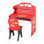 Disney Pixar Cars Lightning McQueen Kids Desk and Chair Set – Wooden Children's Writing Desk, Ideal for Homework, Homeschooling, Arts & Crafts, Drawing & Snack Time, Bedroom & Playroom, Ages 3–7