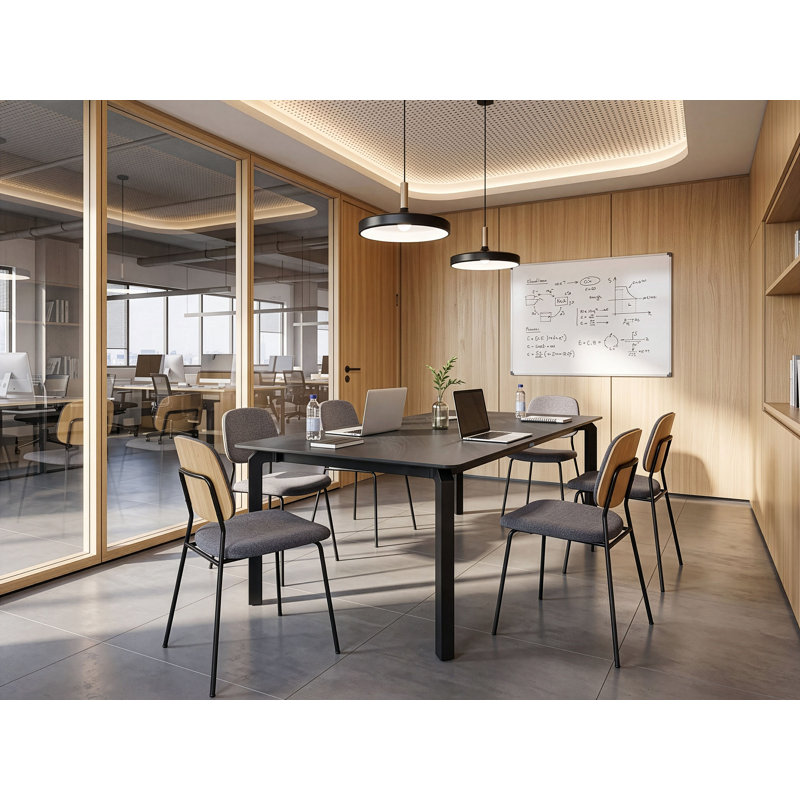 Charlanne 90 cm Stone Rectangle Conference Table