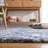 Ikat Hand Tufted Wool/Cotton Ikat Rug in Ivory/Blue-644543283