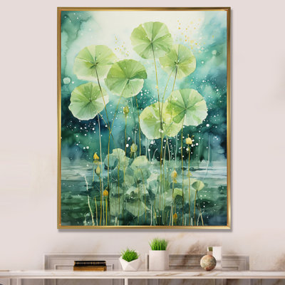 " Green Dandelion Collage II "