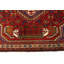 Tapis campagnard fait à la main de style tribal 3 pi 4 po x 4 pi 9 pi