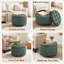 Repose-pieds rembourré avec rangement et coussin capitonné-1049625998