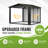 8 ft. x 8 ft. Metal Storage Shed with Lockable Doors