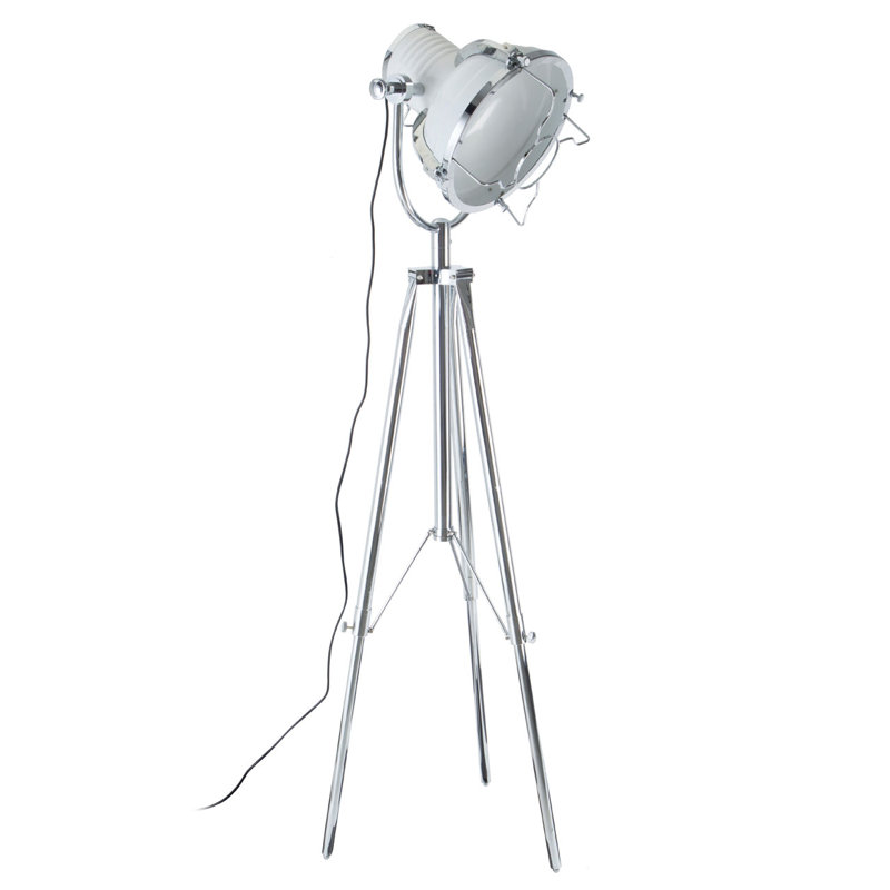 Ochlocknee 188cm Tripod Floor Lamp, White