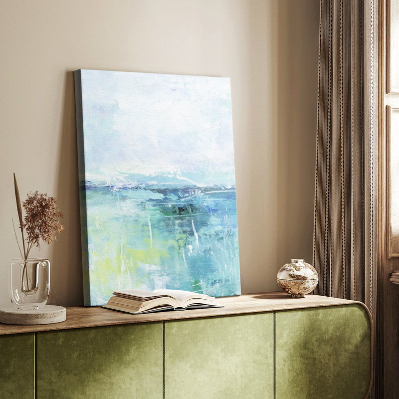 Série ABSTRACT DCCDXIV - Cavas de galerie sur mesure, H 18 po x l 12 po