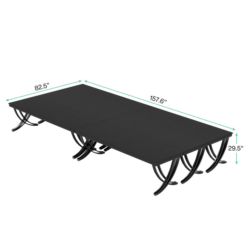 Bureau d'ordinateur Donan, Noir