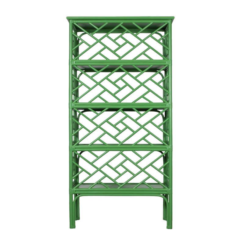 Chippendale Bookcase, Bright Green