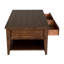 Table basse en bois massif et manufacturé Laron avec tiroirs traversants -1081919732