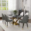 Ensemble de table de salle à manger moderne 7 pièces Zagan-959767344-959767345-975128226