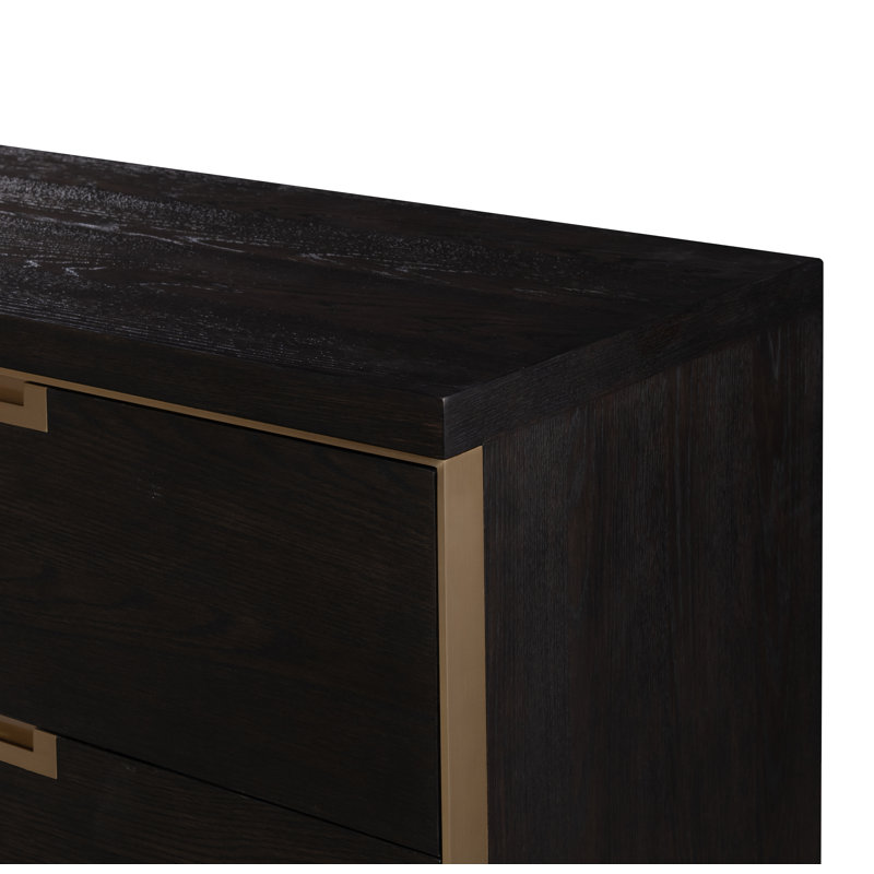 Cadence 6 - Drawer Solid Wood Dresser, Mocha