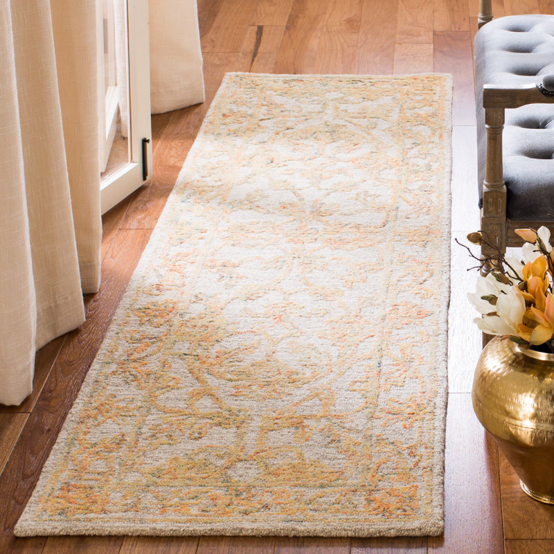 Swarey Hand Tufted Wool Oriental Rug, Runner 2'3" x 8'