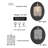 2PCS Crystal Pendant Light