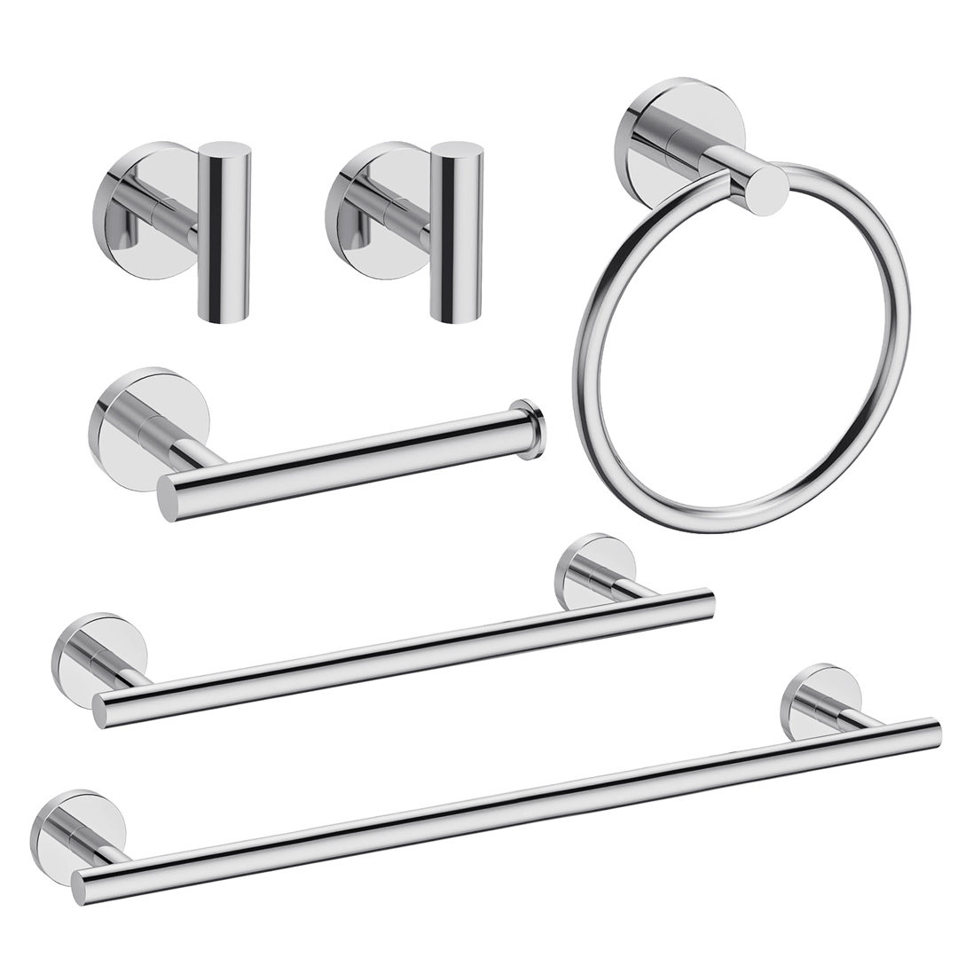 6 - Piece Bathroom Hardware Set YULIKA 