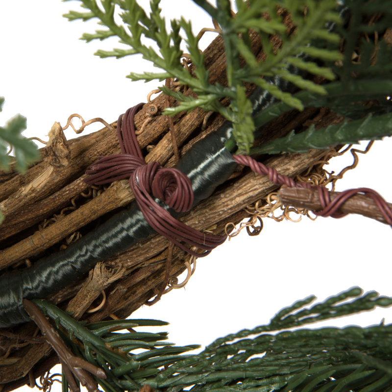 Faux Cedar 24'' Wreath