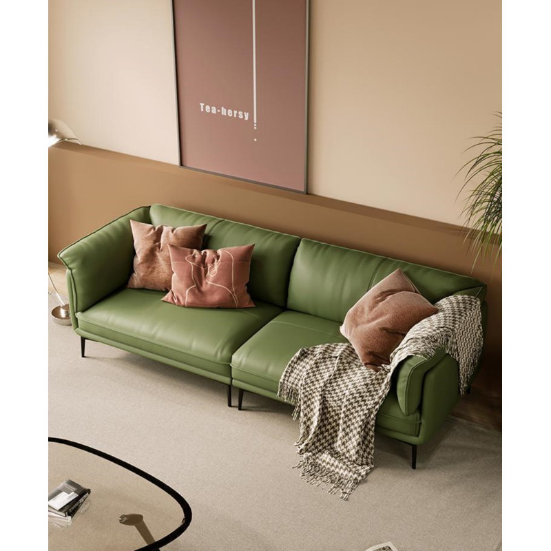 Nordic Retro In Line Sofa, 31.49" H x 110.23" W x 38.58" D, 4