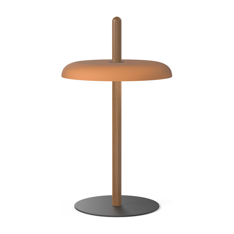 Nivél Table Lamp, Terracotta, Walnut