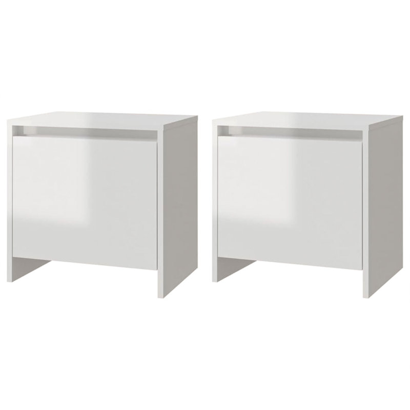 Morden 45cm W Bedside Table, Set of 2, Oak