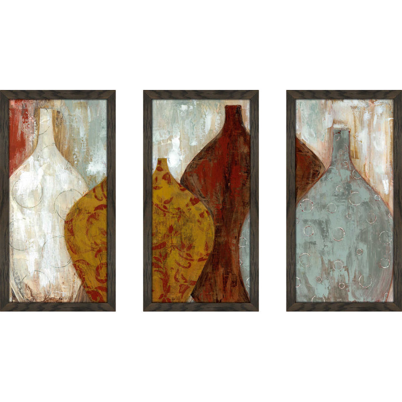 Santillana - Cadre photo 3 pièces, impression multi-pièces, L 40,5 po x H 25,5 po x P 1 po