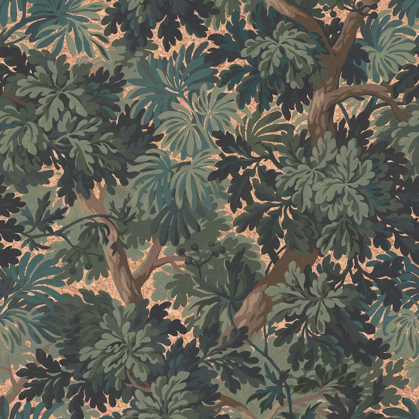 Foris Magna Wallpaper, Cerulean, 9.84' L x 70.87" W