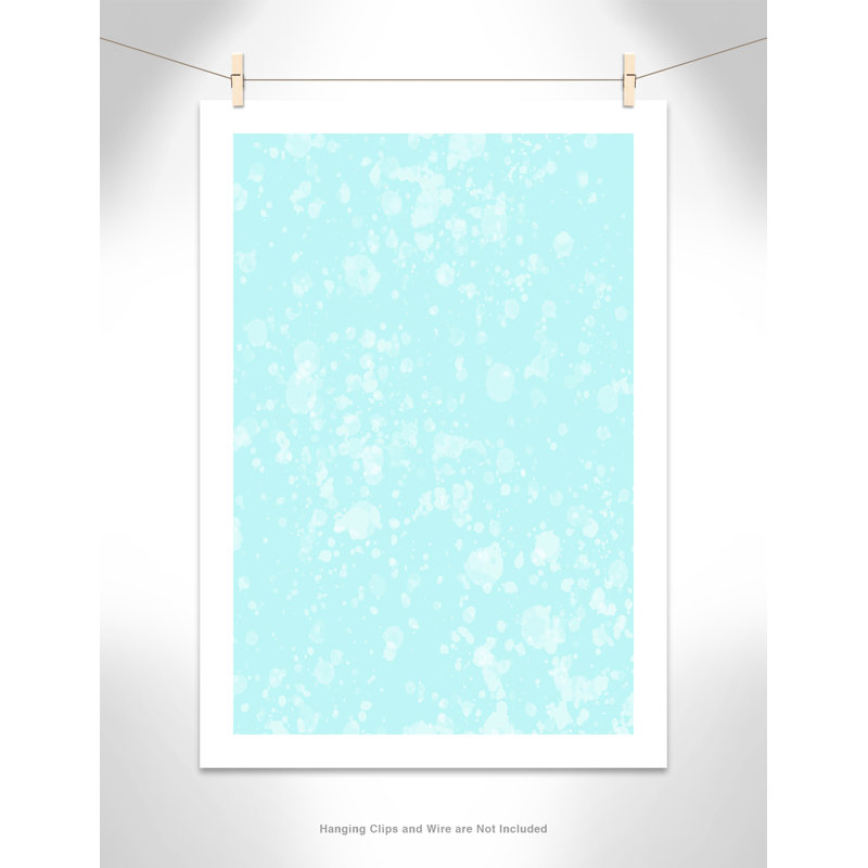 Impression sur papier de bulles fantaisistes, H 40 po x l 28 po x P 1 po, Papier