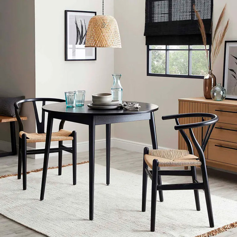 Ensemble de chaises Rustica 2, 2, Noir