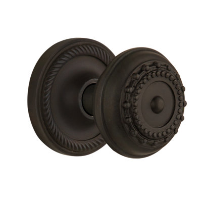 Rope Rosette with Meadows Door Knob