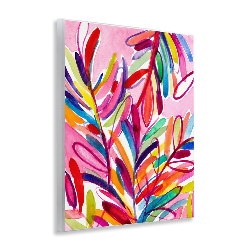 "Bold Tropical Leaves", art mural par Lanie Loreth