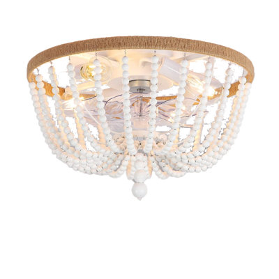Ventilateur de plafond 12 po avec ensemble d'éclairage Demyla
