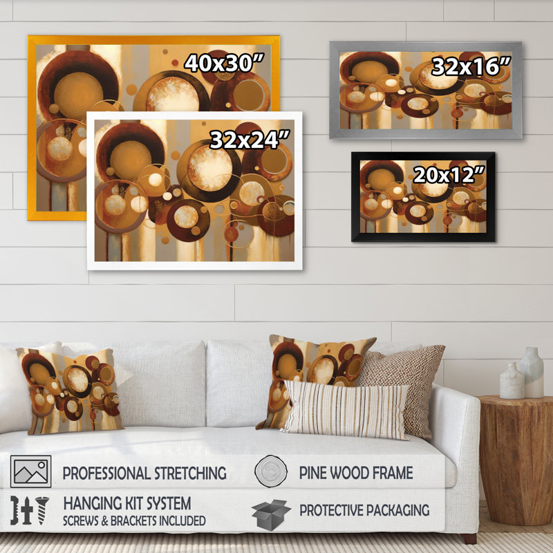 Aged Barrel Universes IV 59, L 20 po x H 12 po, Toile avec cadre photo noir
