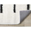 Tapis intérieur crème à rayures 5 pi x 8 pi (5 pi 3 po x 7 pi 7 po), gris moderne et contemporain - salon, chambre à coucher, salle à manger et cuisine-2092176710