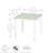 Sussex Sun Loungers and Table Set - 2 Garden Adjustable Loungers with 1 Side Table - Modern Design-253672907