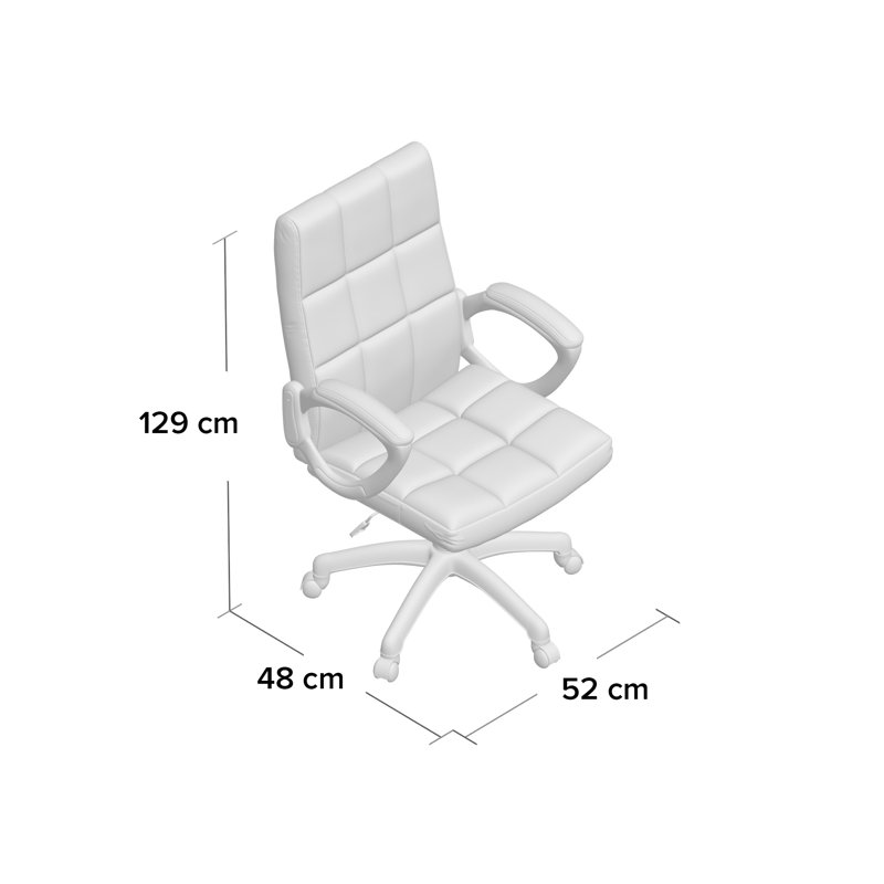 Manriquez Executive Chair, Brown