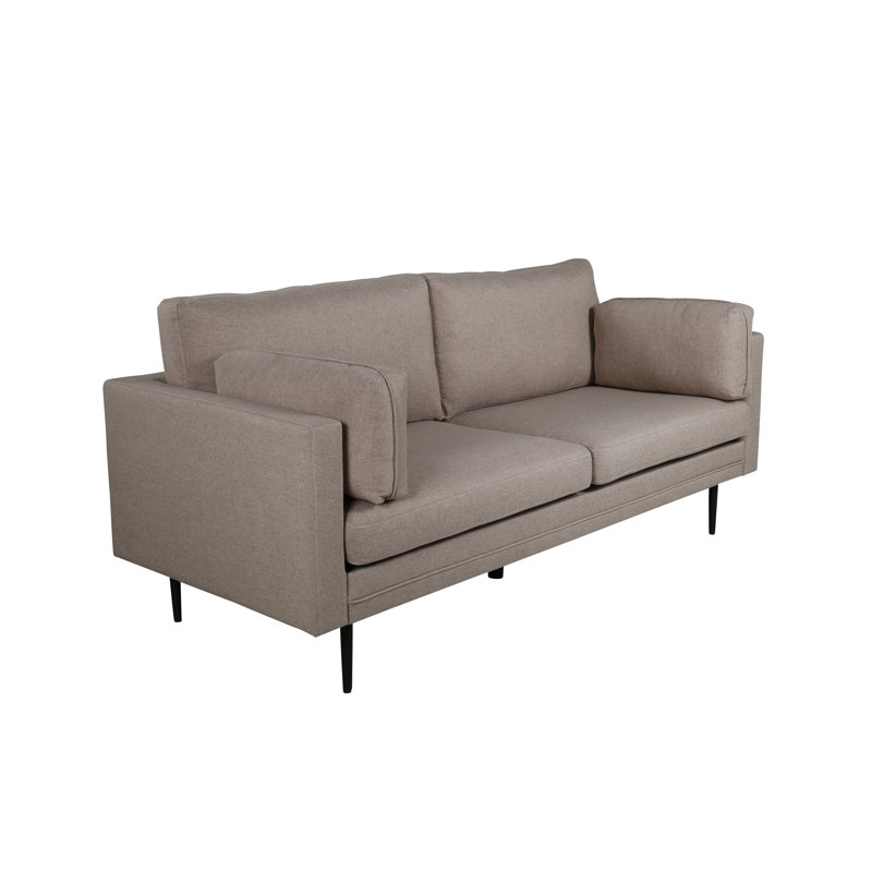 Davani 2 Seater Cotton Sofa, Brown