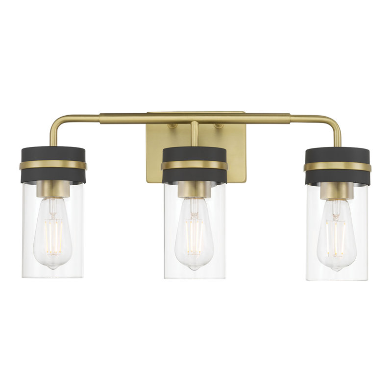 Meuble-lavabo 3 lumières Altherr, H 9,75 po x l 20 po x P 6 po, Trois lumières
