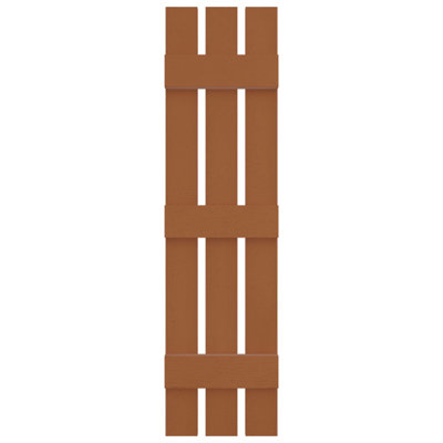 Builders Edge, TailorMade Three Board Spaced (3 Batten), Board-n-Batten Shutters, Includes Matching Installation Spikes (Per Pair)