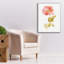«Garden Poppy On White» par Danhui Nai, art mural sur toile-494903223
