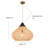 Derri 1-Light Oversized Rattan Pendant with Wood Accent-825015846-825015847