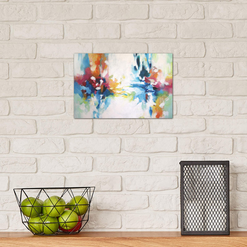 Abstract Garden VIII by Radiana Christova - Wrapped Canvas Painting, 20.32 cm H x 30.48 cm W