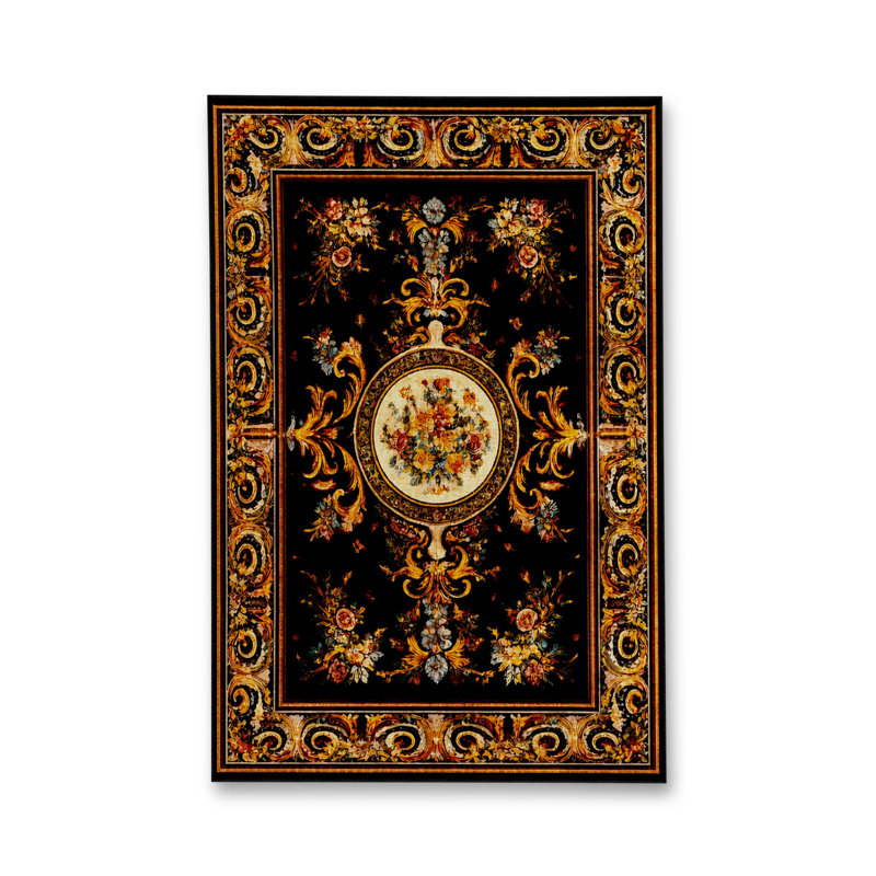 Tapis beige tissé traditionnel Mosso, 2' x 2'11"