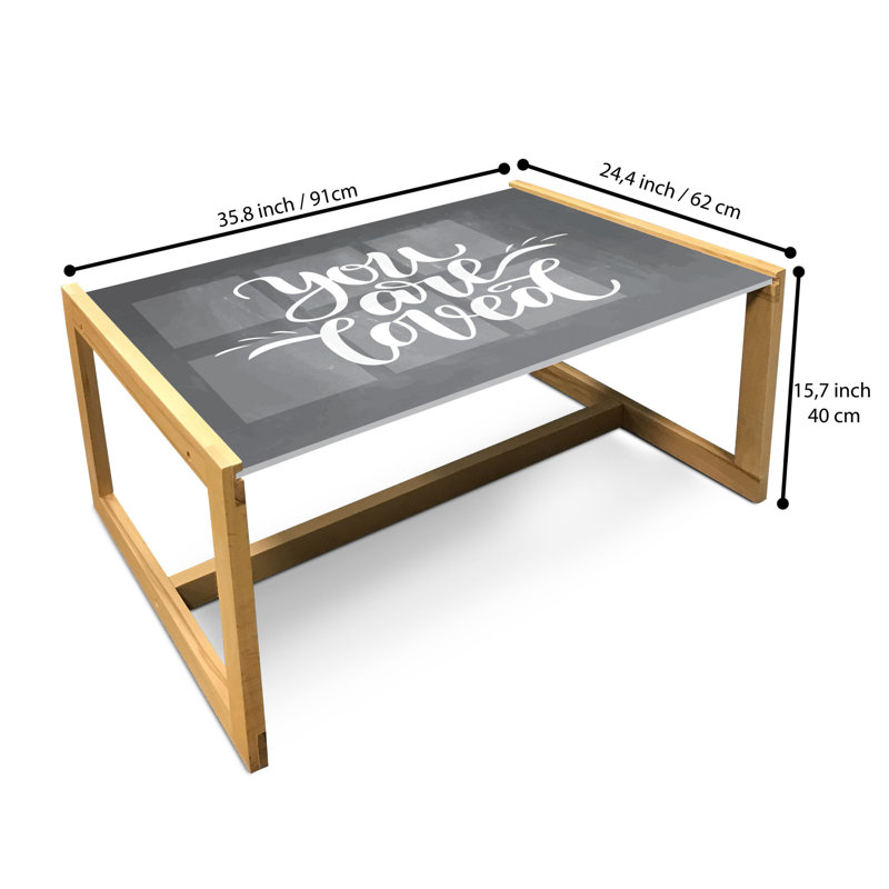 Jamonte Sled Coffee Table, 90cm H x 62cm W x 40cm D