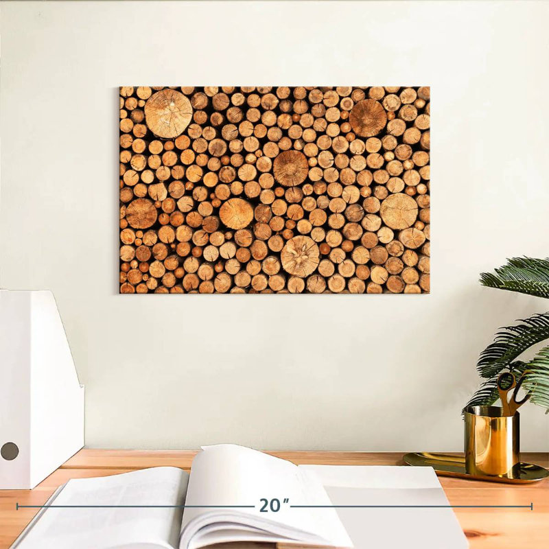 Avery Stacked Logs, 8" H x 12" W