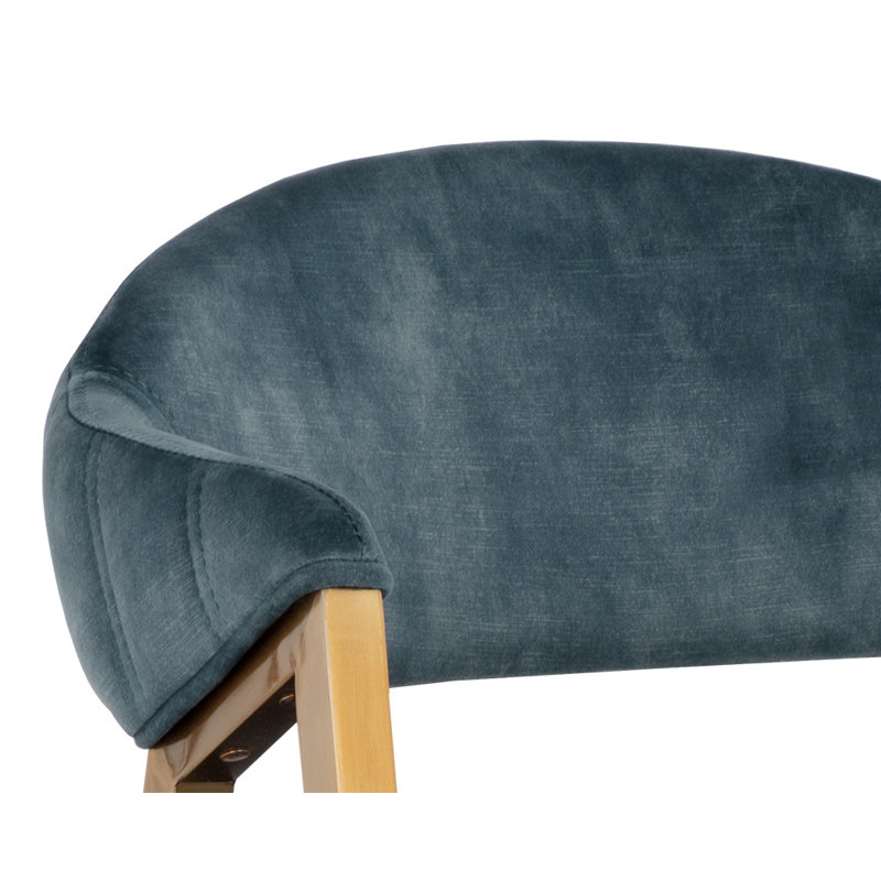 Burgos Upholstered Arm Chair, Blue