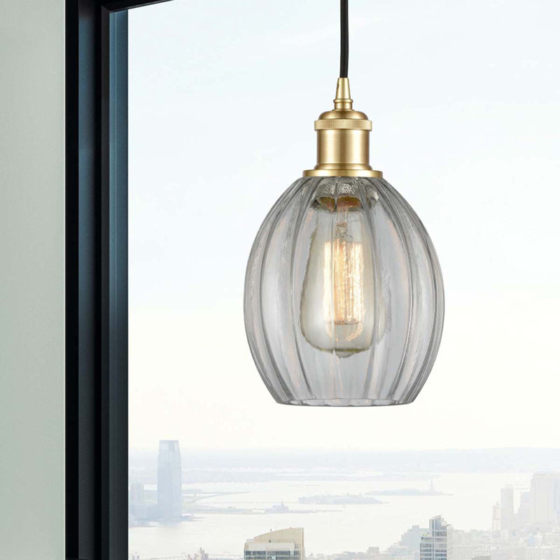 Bolduc 1 - Light Single Pendant, Satin Gold