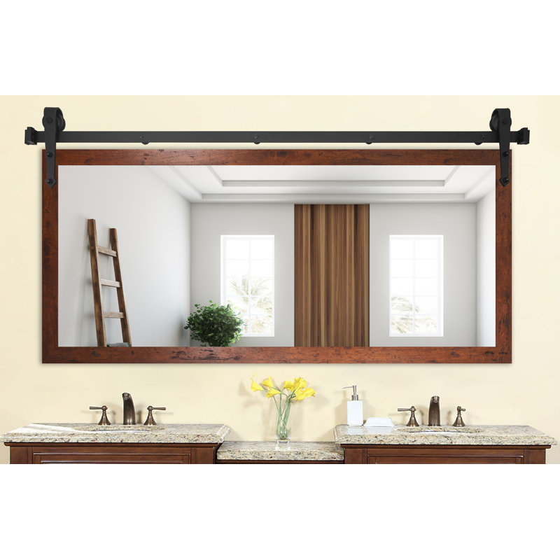 Miroir de salle de bain moderne et contemporain N Peace, 31 po x 54 po