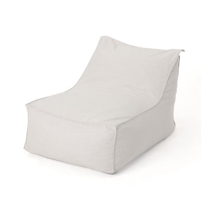 Ettie Fauteuil à billes en tissu imperméable - Fauteuil d'appoint kaki avec housse amovible et rembourrage en mousse haute densité