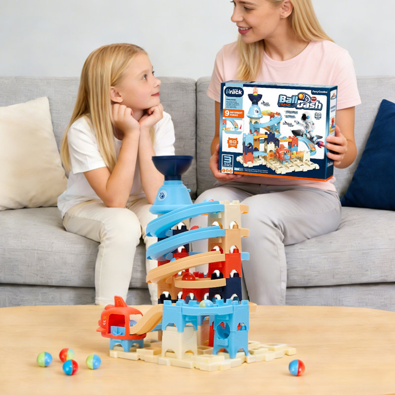 Marble Run Construction Toy Set