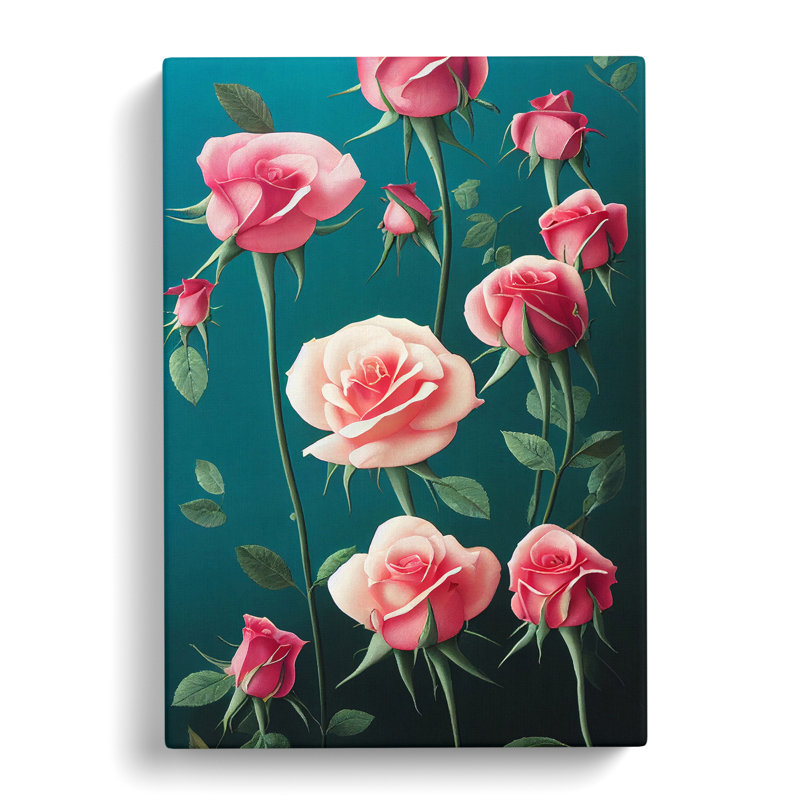 XC1022-4576X The Marvellous Flowers - Wrapped Canvas Print, 50cm H x 35cm W x 3cm D
