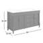 Meuble-lavabo double 60 po avec plateau en marbre Burdick-1664005970