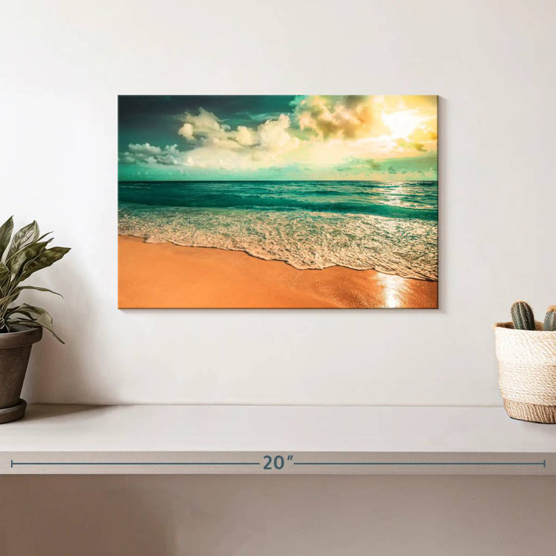 Gillard Beach Getaway Seascape, 8" H x 12" W